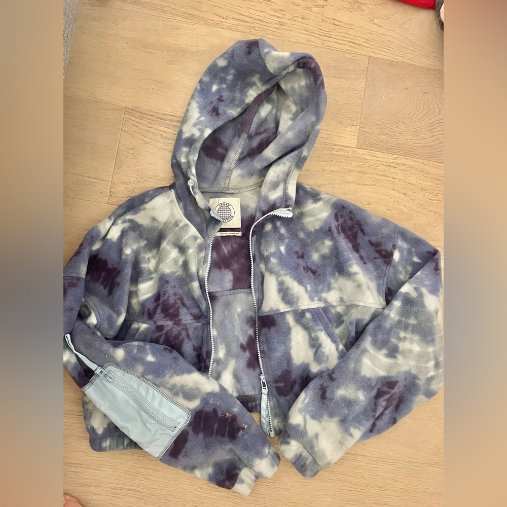 Urban Outfitters Tie-Dye Zip Up Jacket